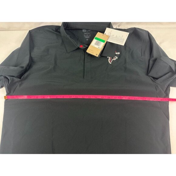 NWT Atlanta Falcons Nike NFL Polo Shirt Mens XL On Field Apparel Dri-Fit Black $ - Picture 10 of 10
